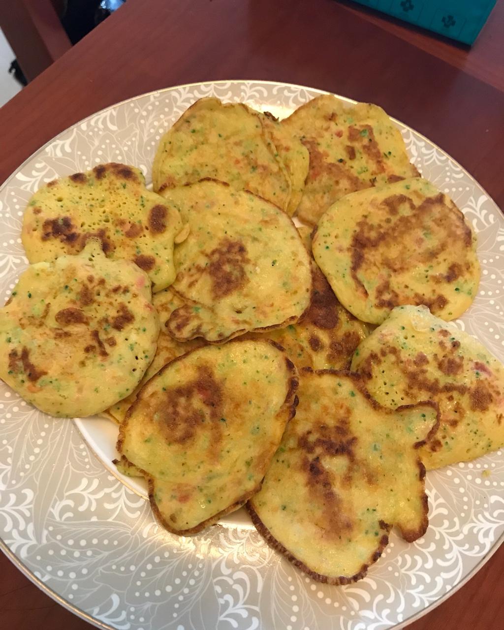 宝宝早餐蔬菜鸡蛋饼