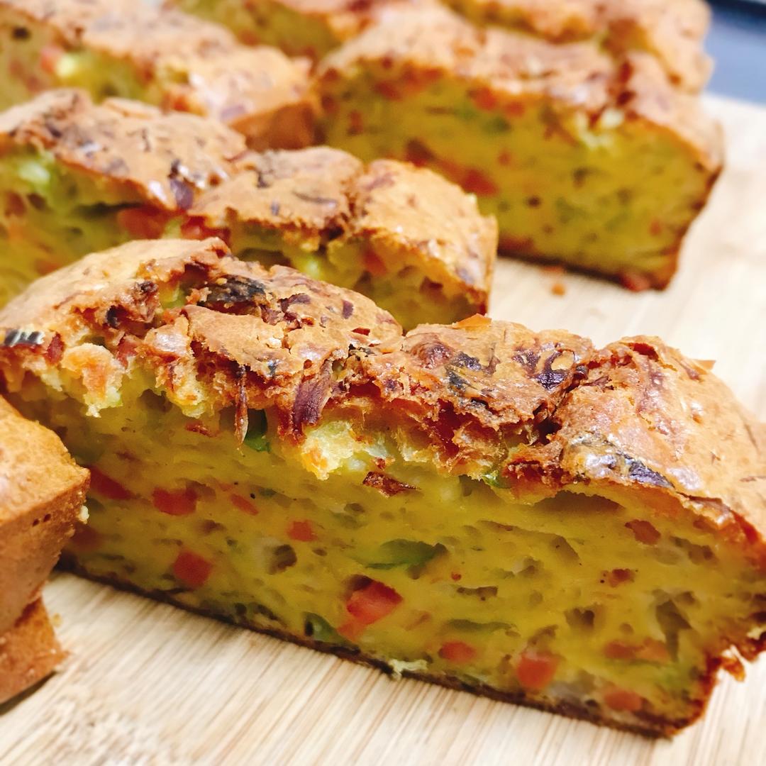 x-mmx做的卷心菜火腿咸蛋糕