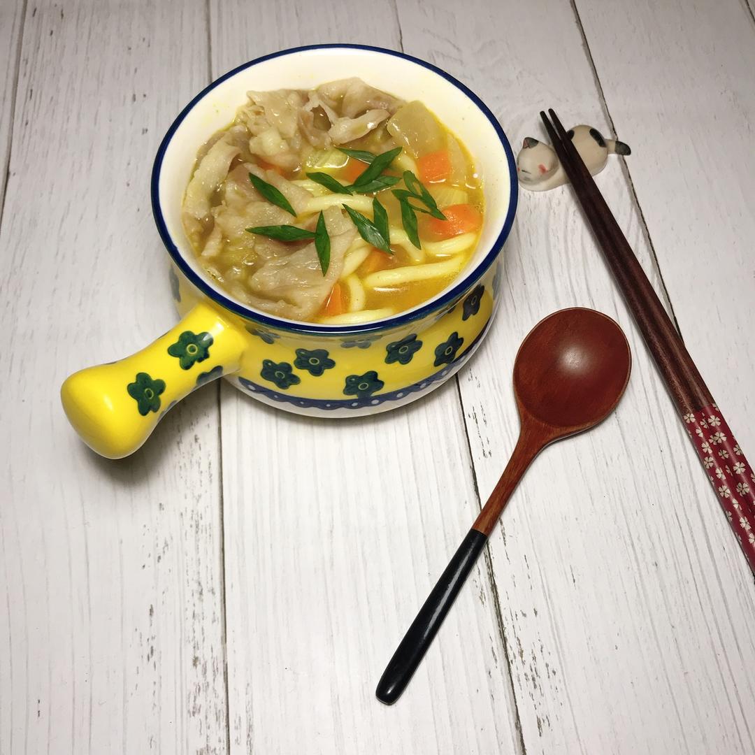 咖喱肥牛乌冬面