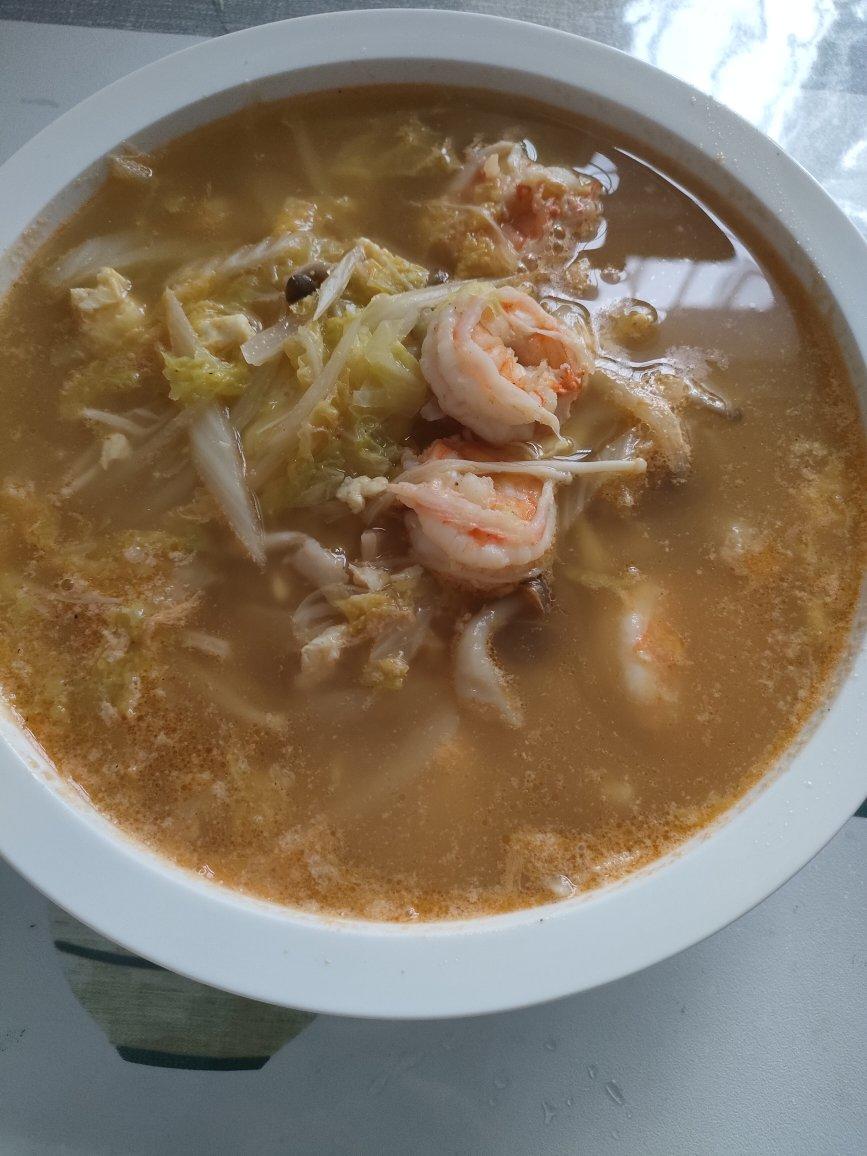 不放一滴油越喝越瘦娃娃菜三鲜汤❗️低脂瘦身