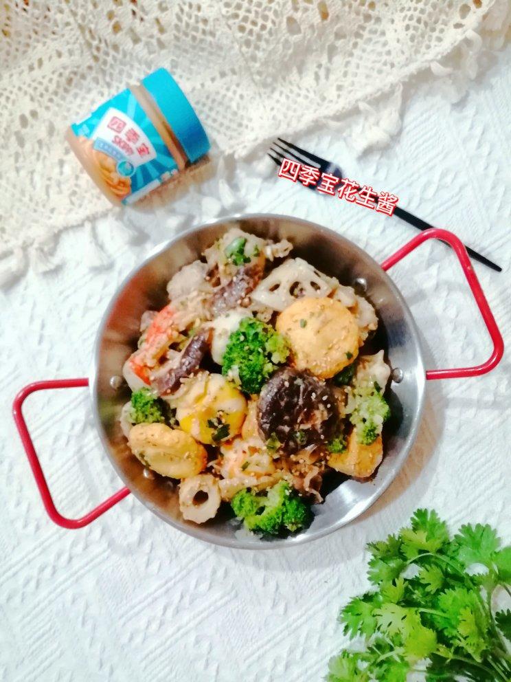 一学就会💯东北花生酱麻辣拌‼️