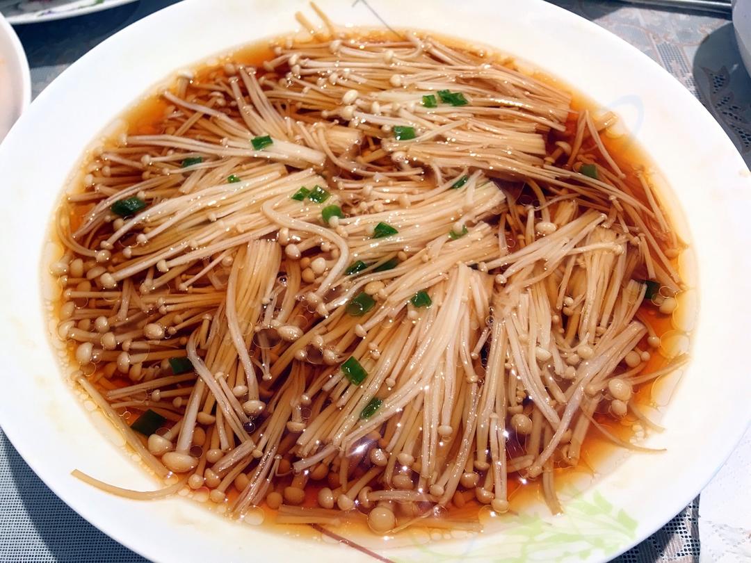 油泼金针菇
