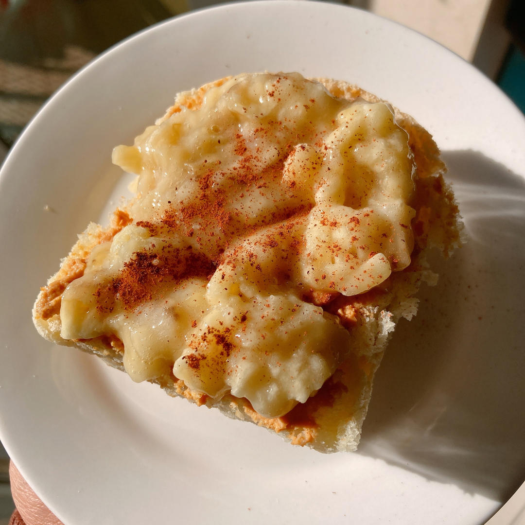 香蕉泥花生酱三明治（我的食欲稳定器）| 健康·三餐