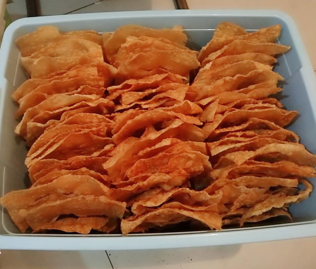 杂粮煎饼里的脆饼