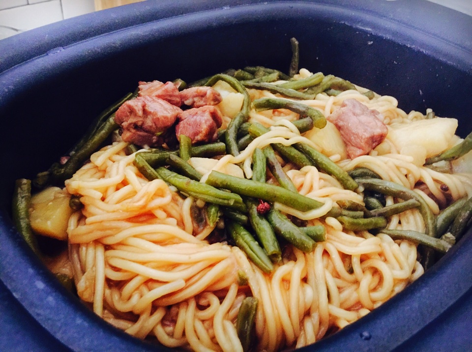 豆角焖面