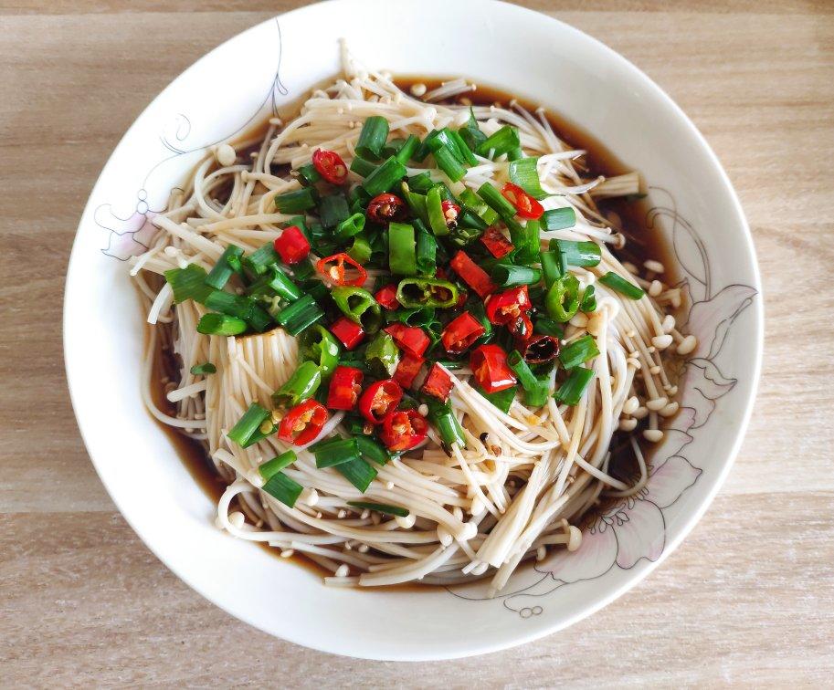 白灼金针菇