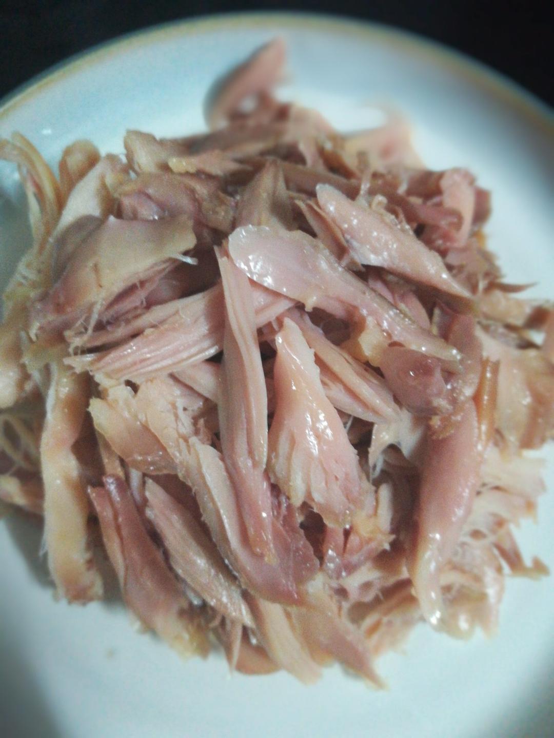 手撕风干咸鸡