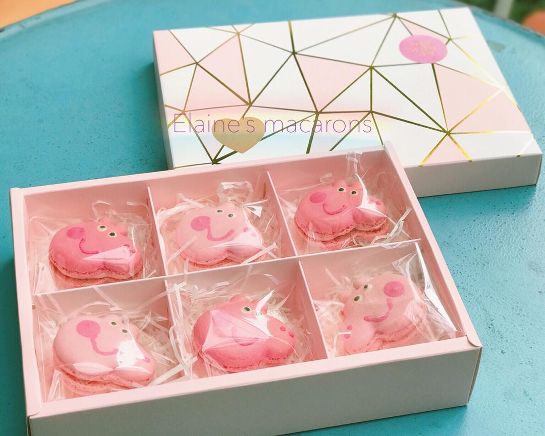 小猪佩奇马卡龙～儿童节礼物的做法