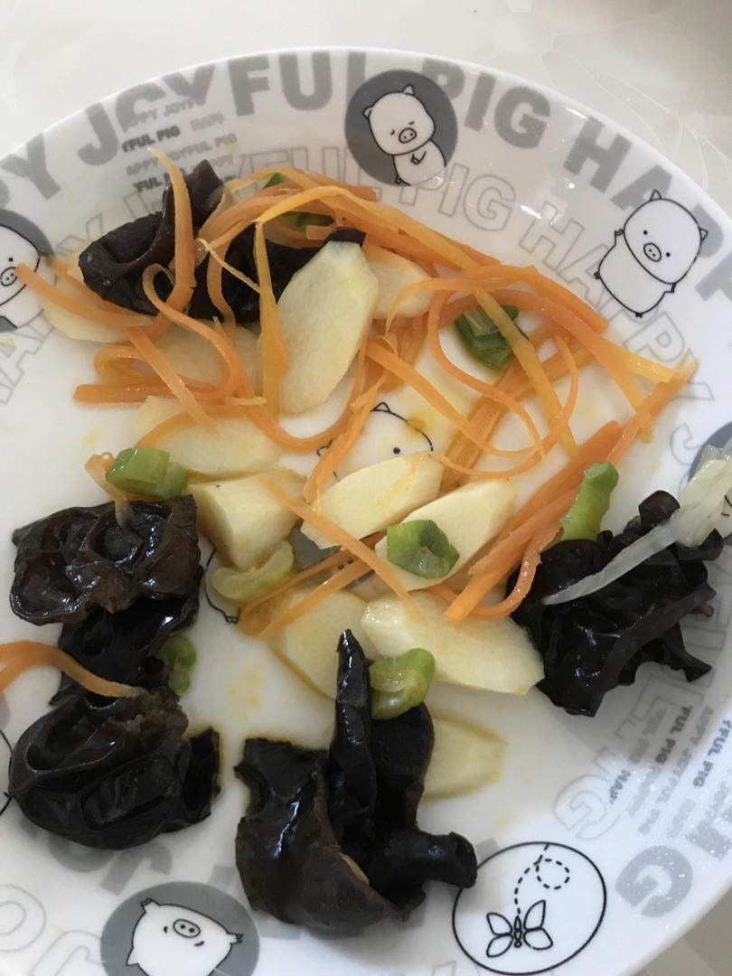 铁棍山药炒黑木耳