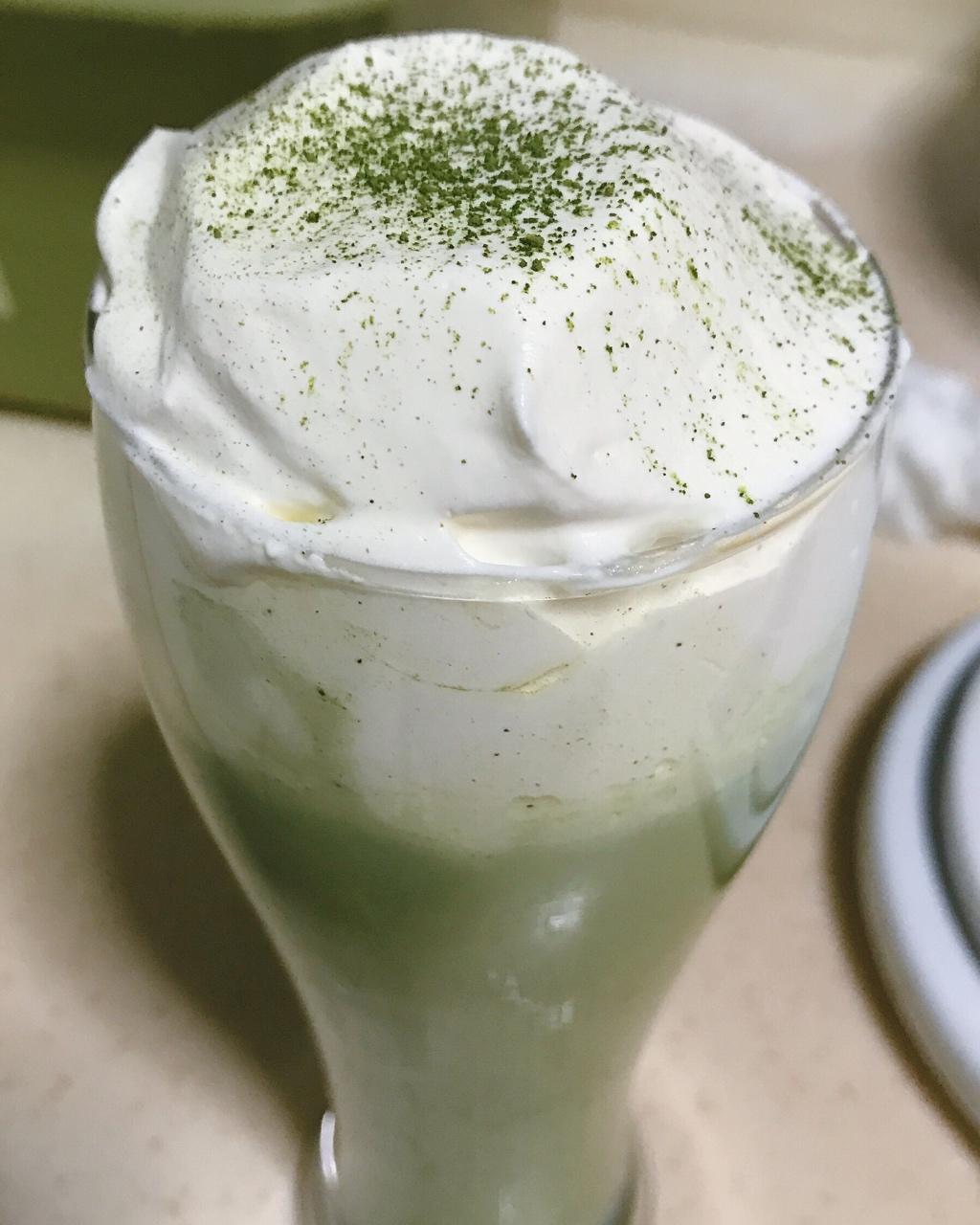打抹茶 抹茶拿铁