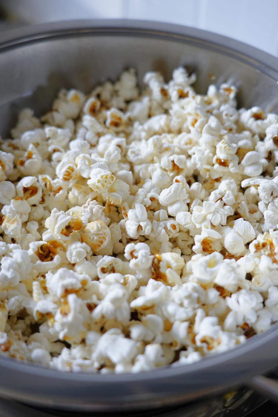 假期自制爆米花