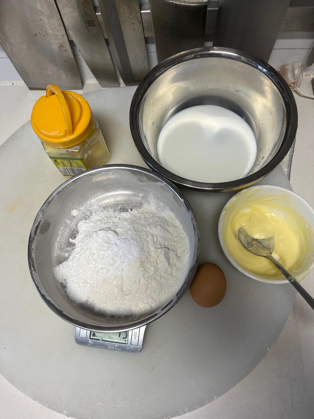 纯奶手撕吐司的做法 步骤1