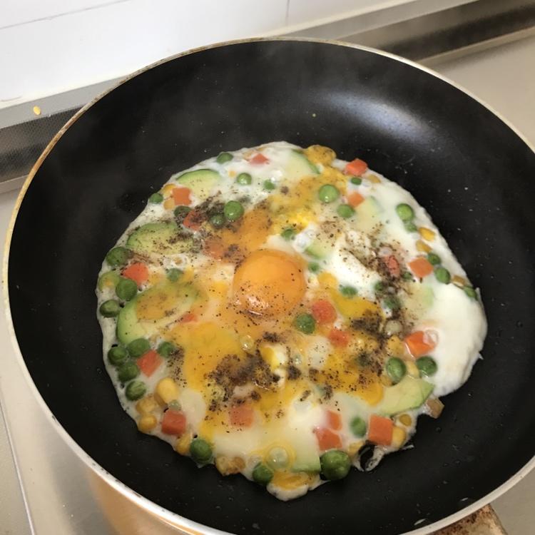 牛油果杂蔬烘蛋