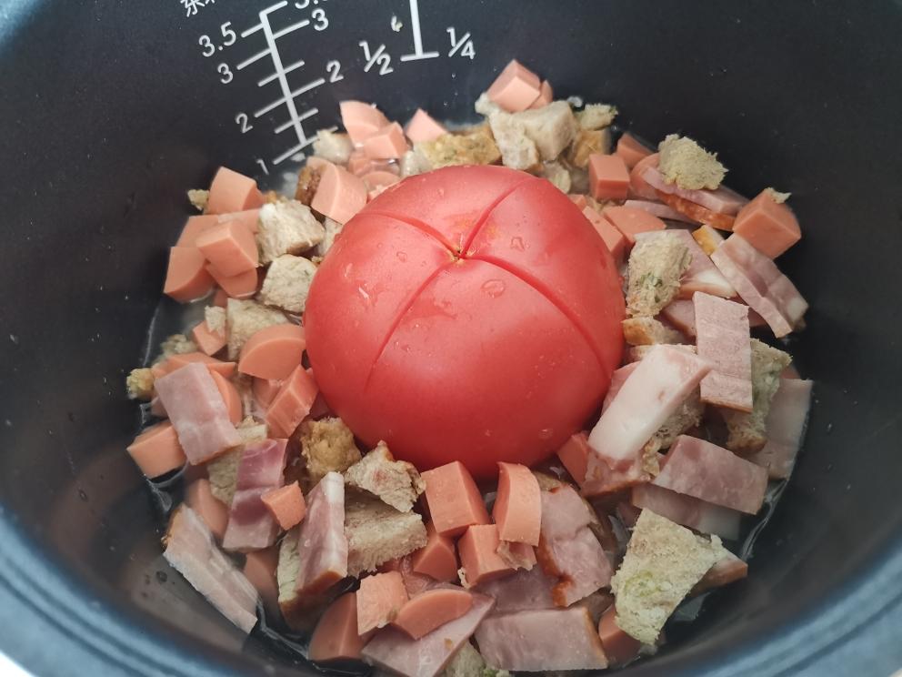 番茄拌饭的做法