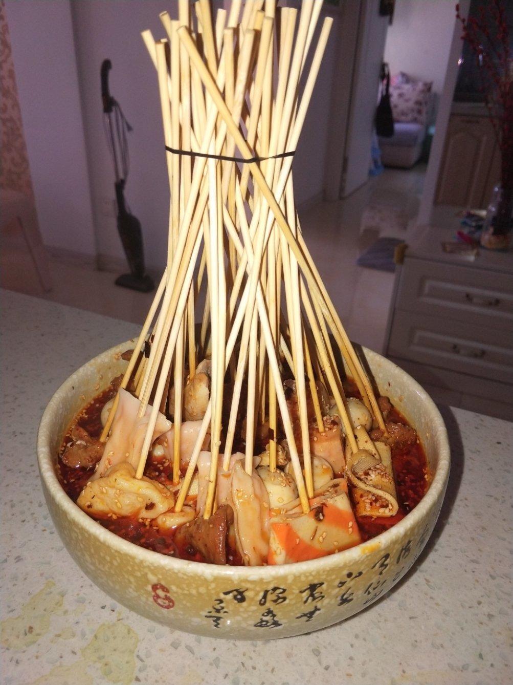 自制串串香（牛肉串，鸡肉串，猪肉串）