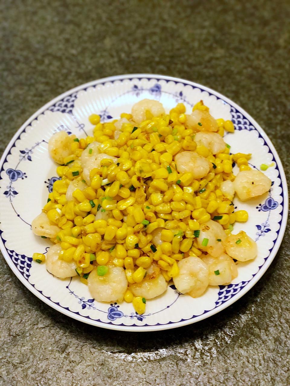 三色炒虾仁