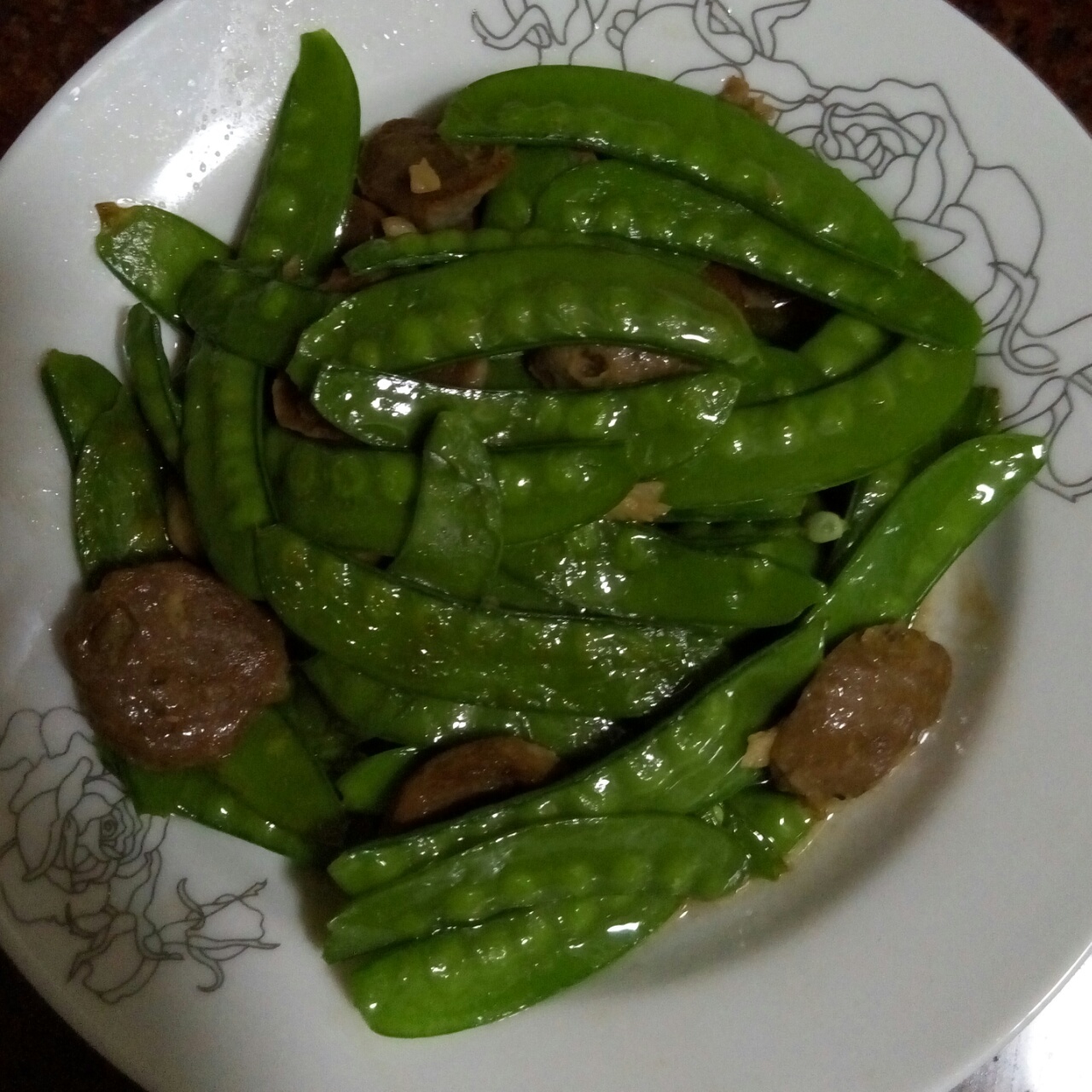 荷兰豆炒肉