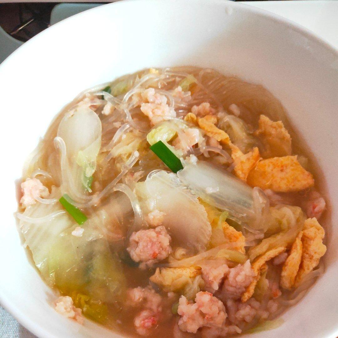 虾滑粉丝汤