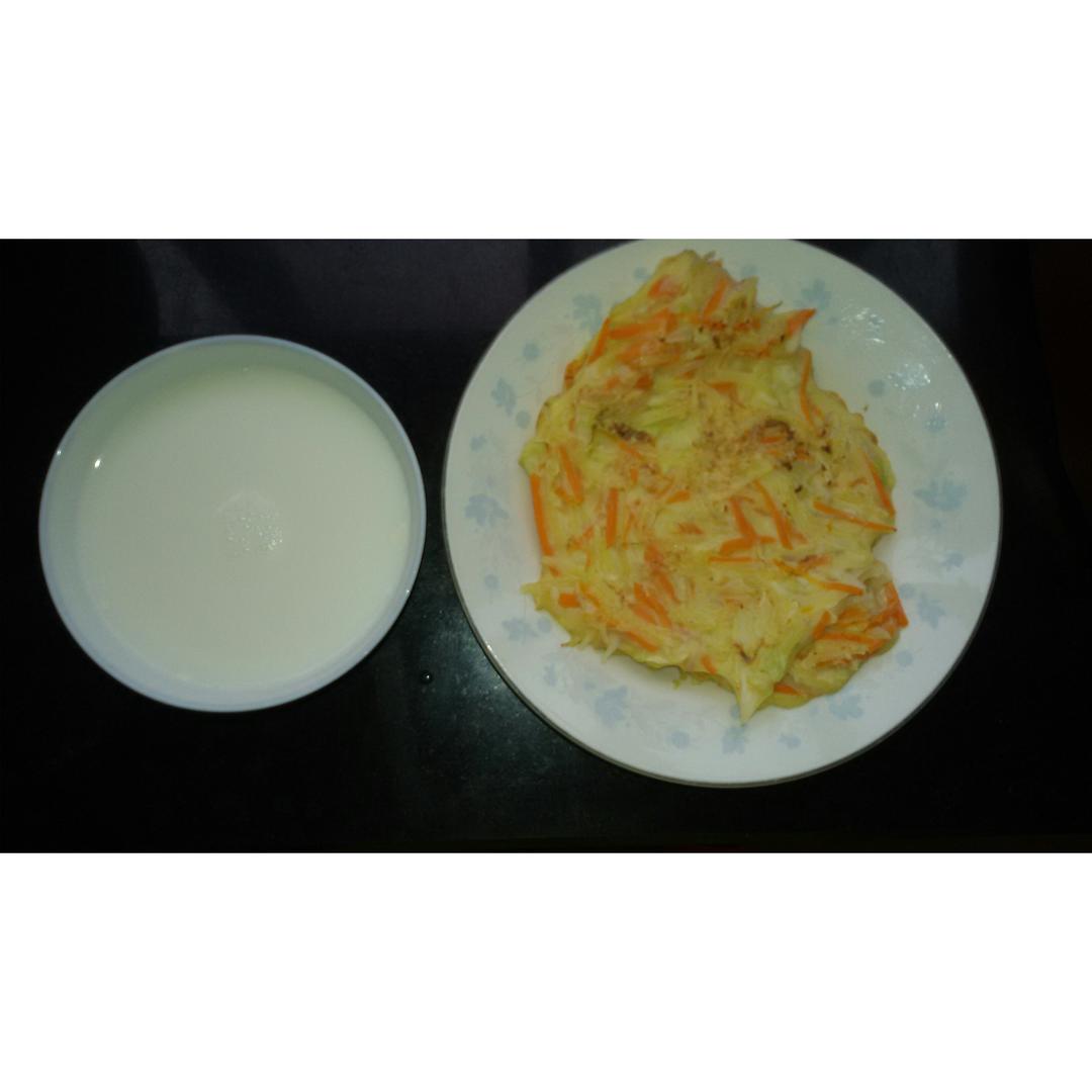 土豆胡罗卜丝饼