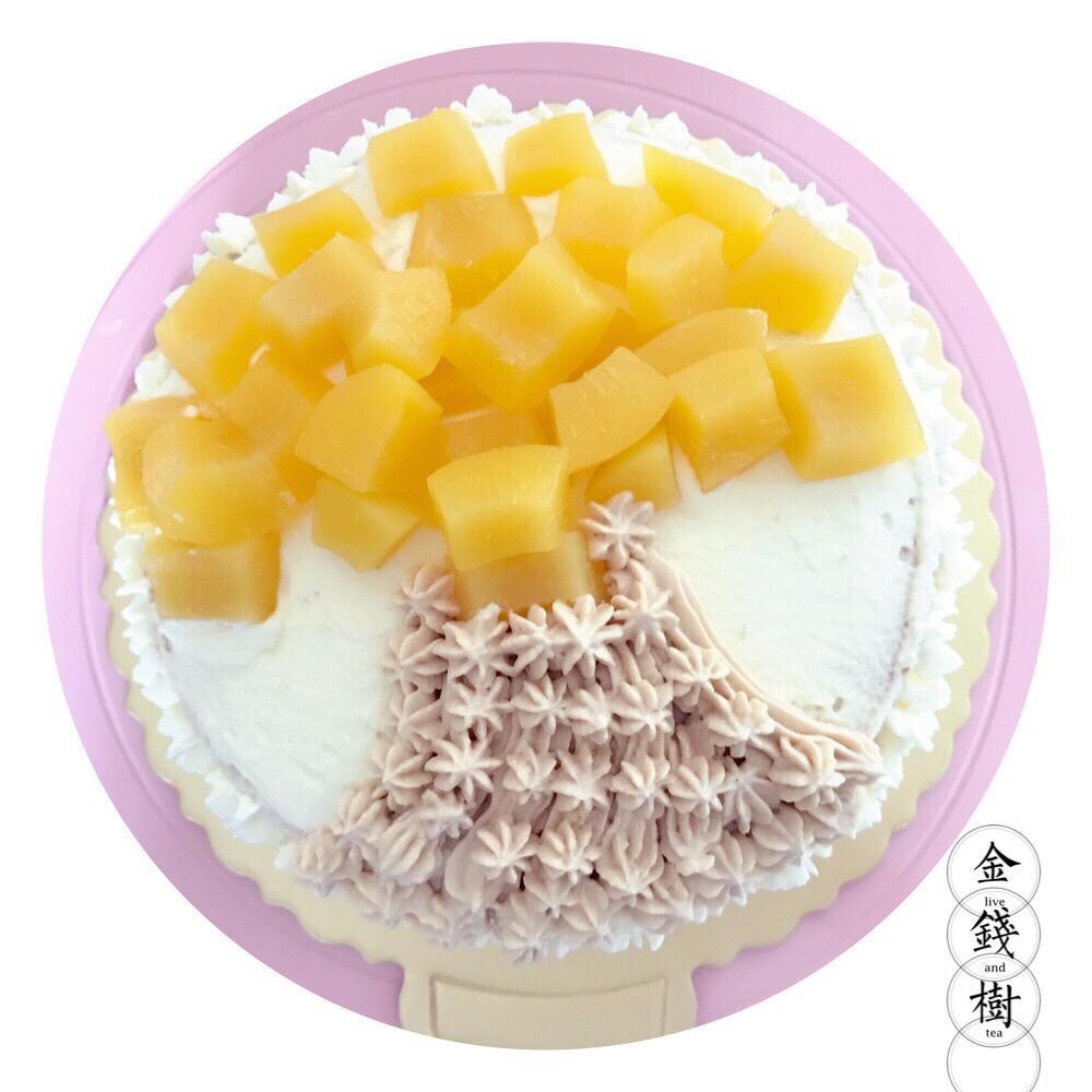 奶油水果装饰蛋糕