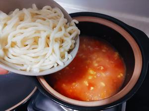 番茄鸡蛋汤面的做法 步骤7