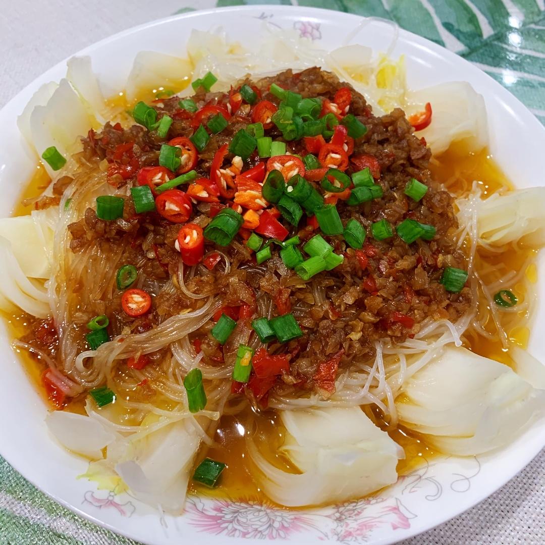 蒜蓉粉丝娃娃菜