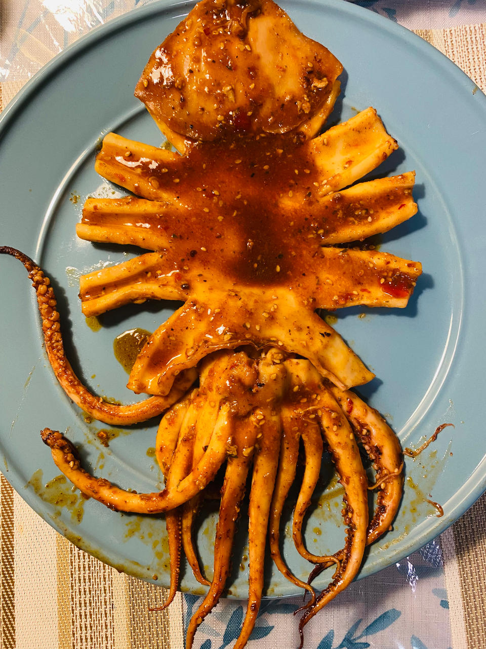 烤鱿鱼（烤箱版）秒杀铁板烧