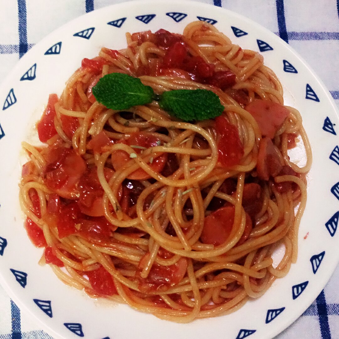 番茄意大利面