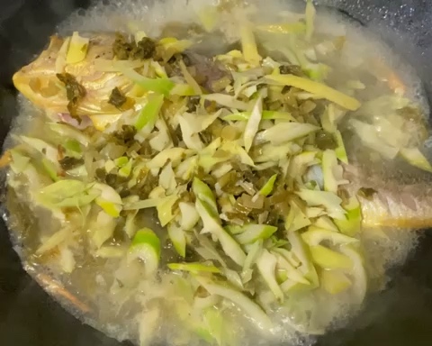 宁波雪菜笋丝黄鱼汤