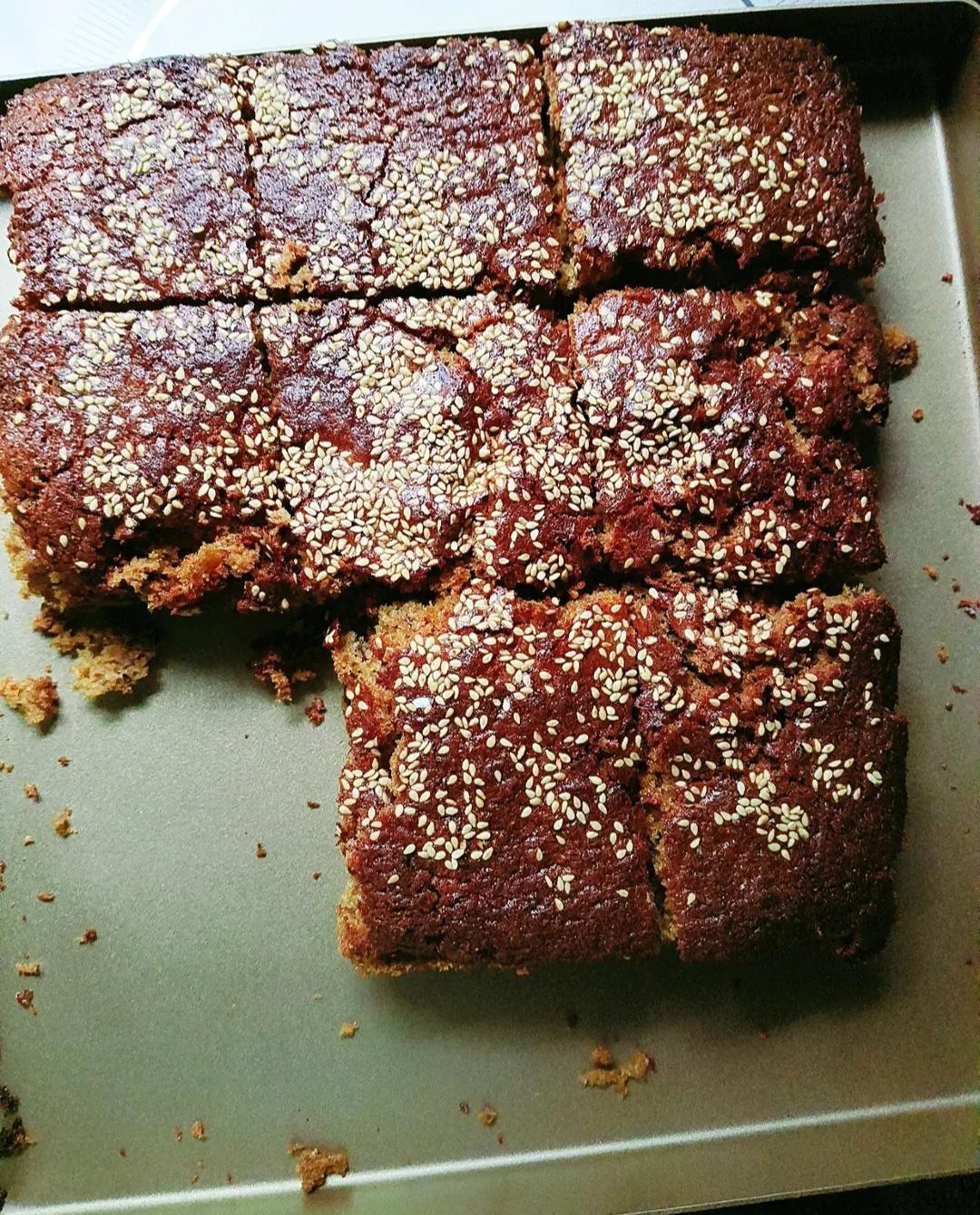 棗泥核桃仁蛋糕