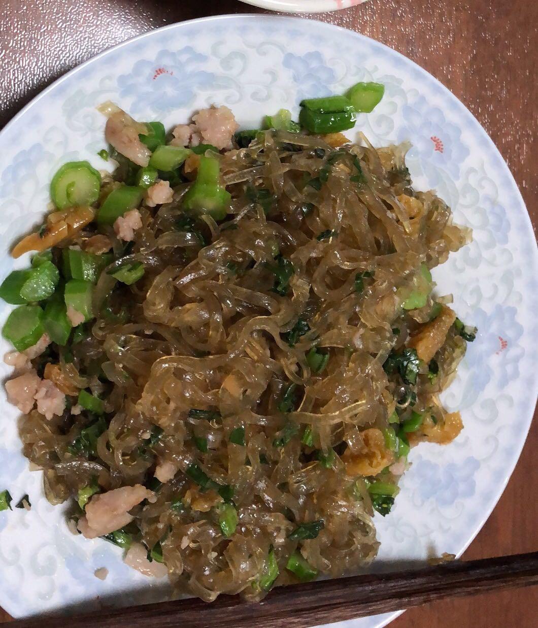 小草繁星做的潮式炒薯粉条