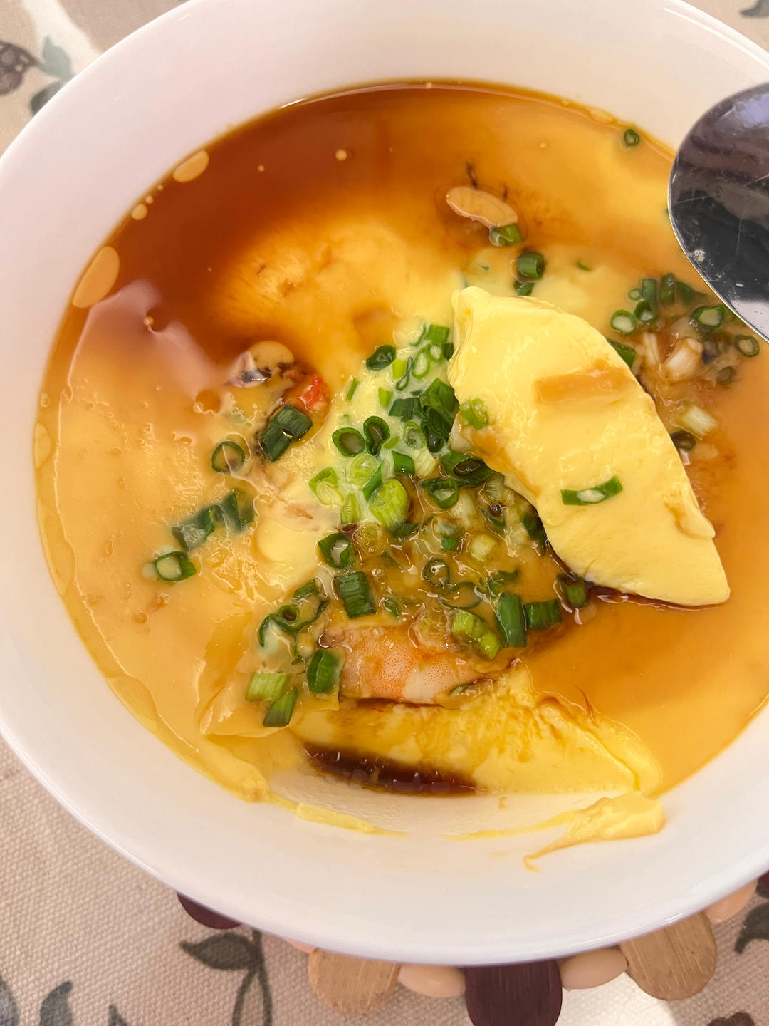 老丁的私房菜-芙蓉蛋（蒸蛋）