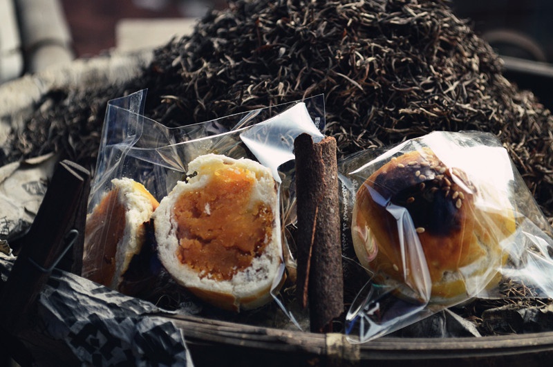 油酥不侧漏的圆呼呼香芋小酥饼