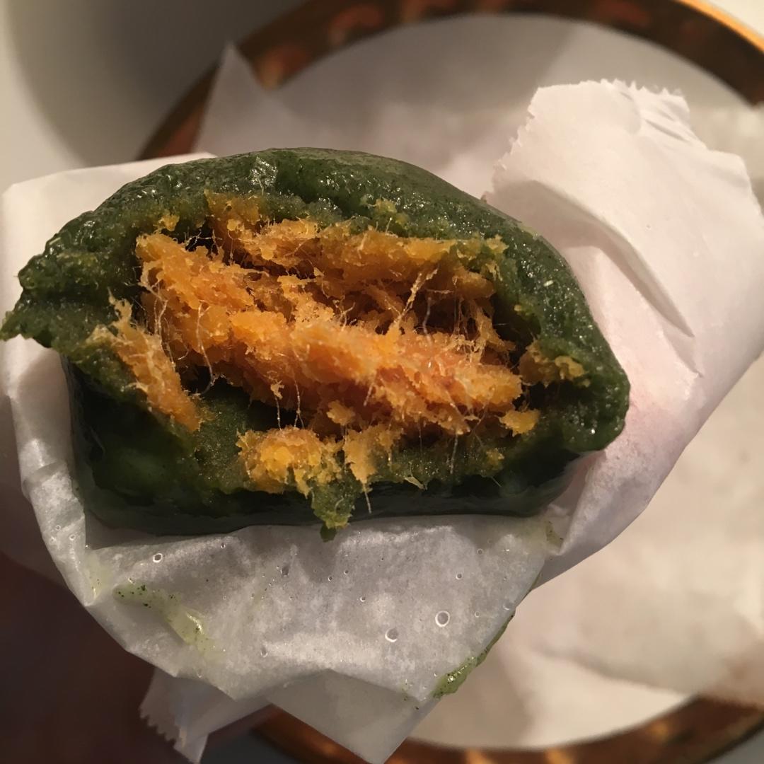 《Tinrry+》咸蛋黄肉松青团+红豆沙青团