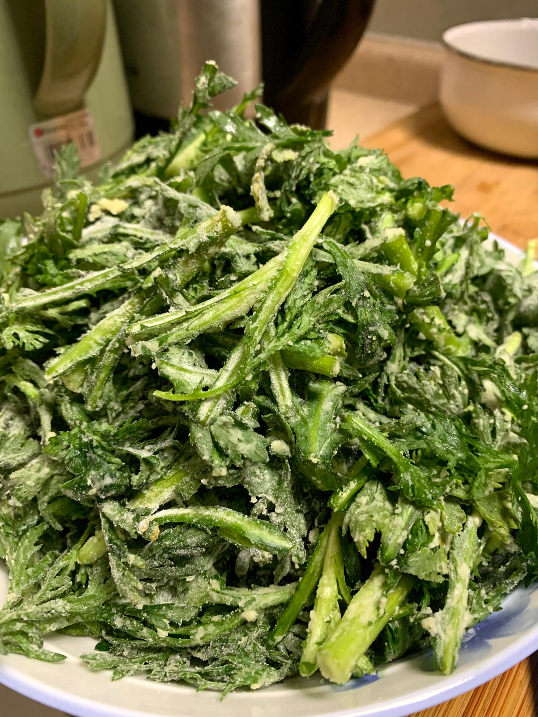 堂妈小厨—蒸茼蒿