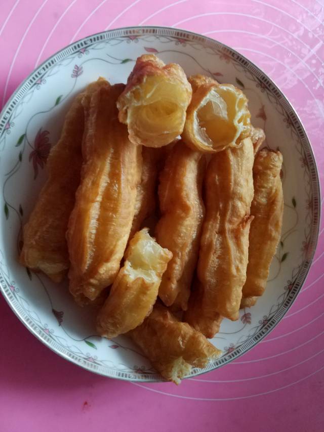 自制无泡打粉油条