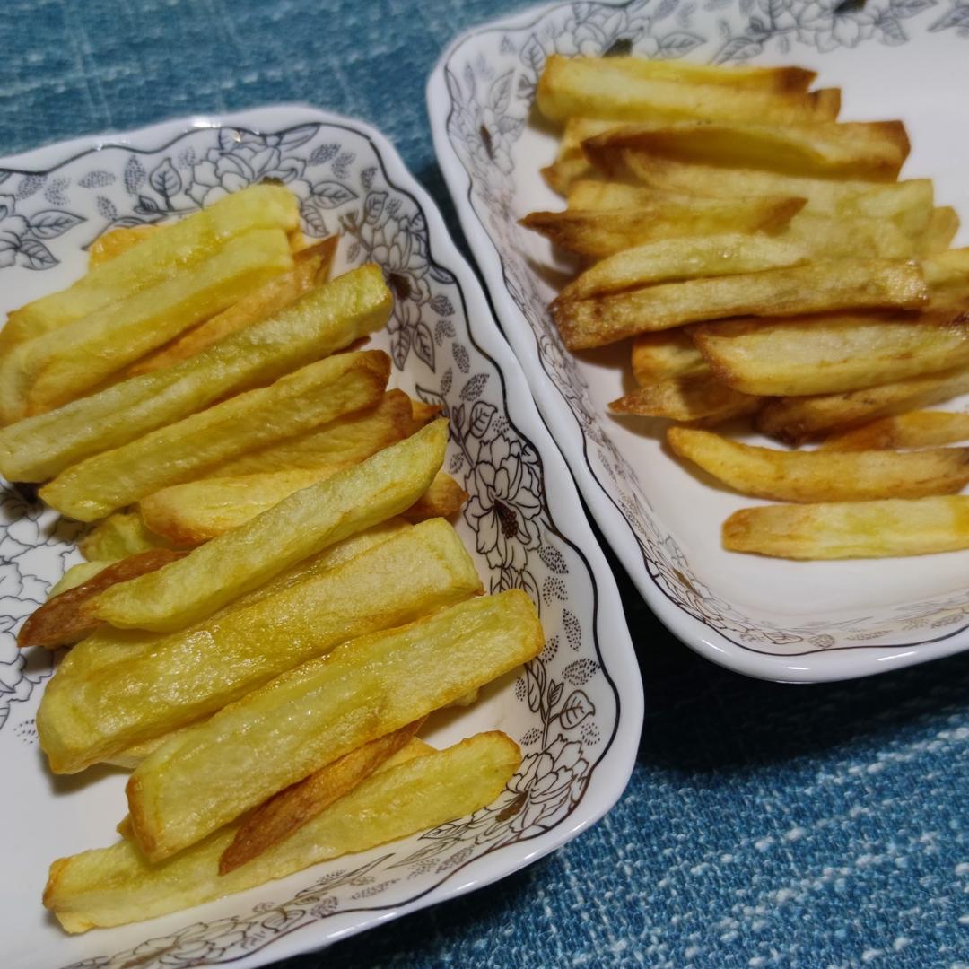 0失败！超简单！很省油！空气炸锅版薯条，现做现吃哦