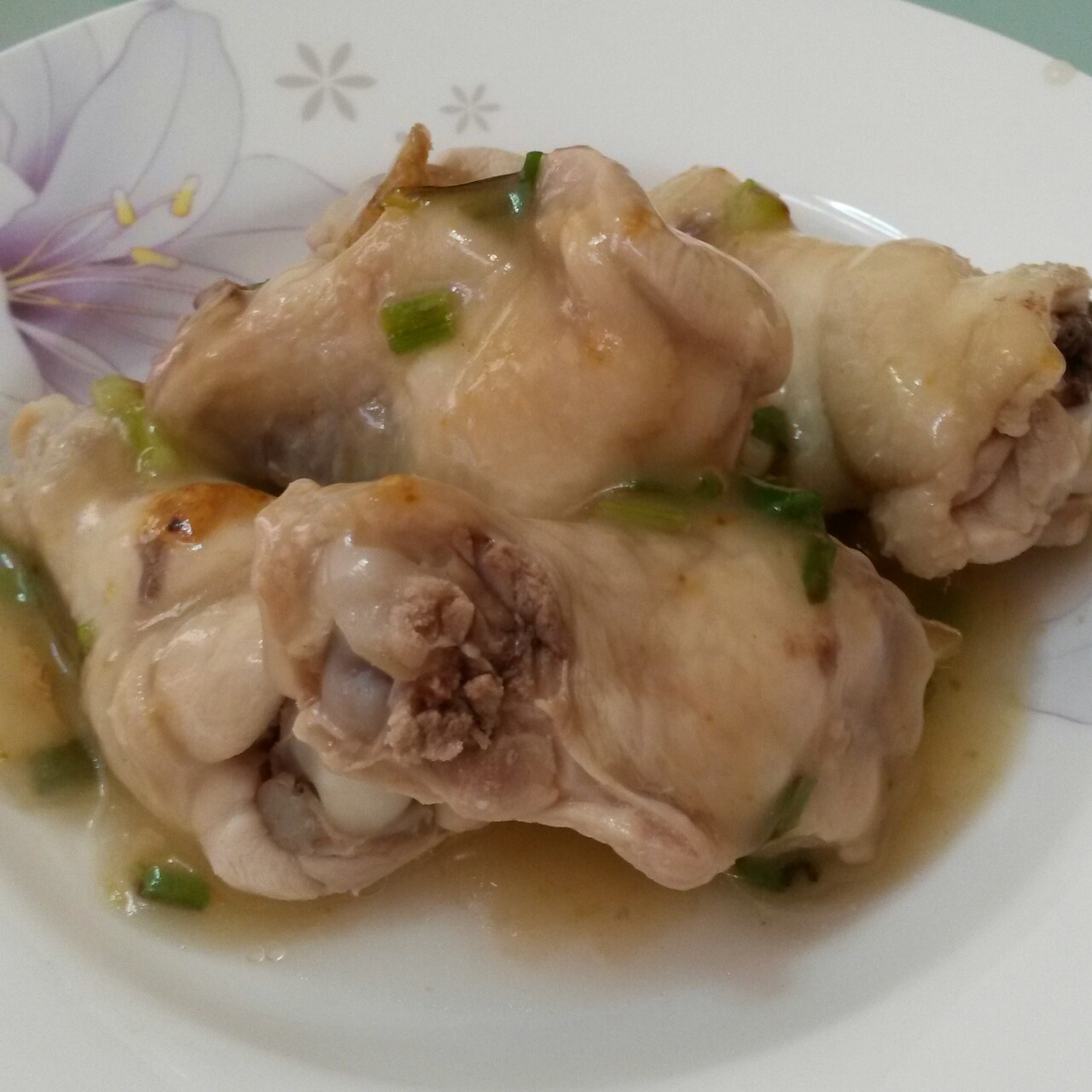 葱油鸡腿