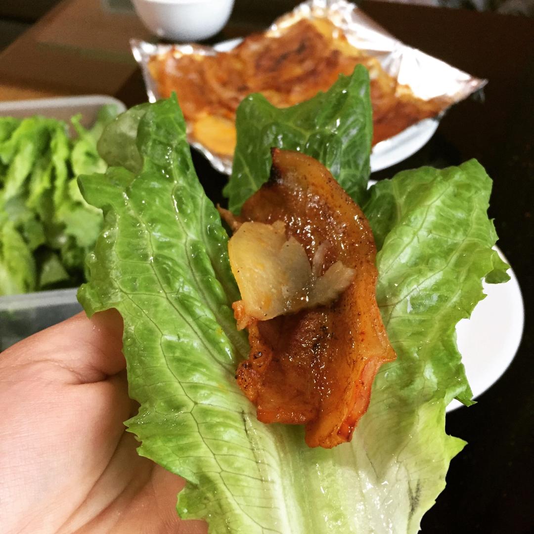 土豆片烤辣五花