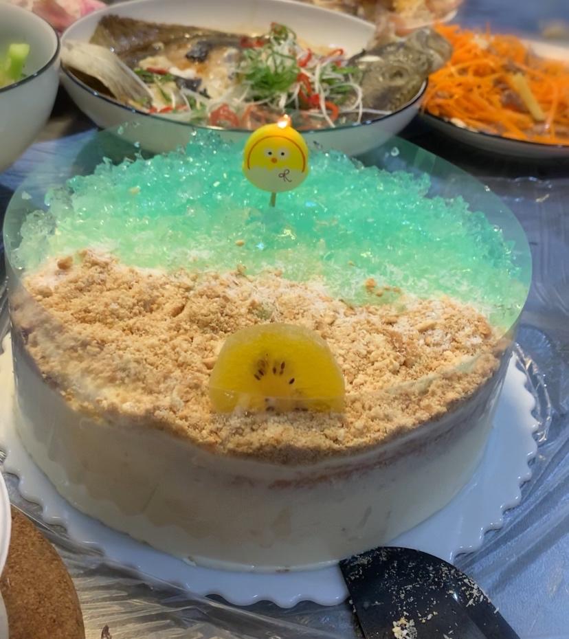 蓝色海洋慕斯