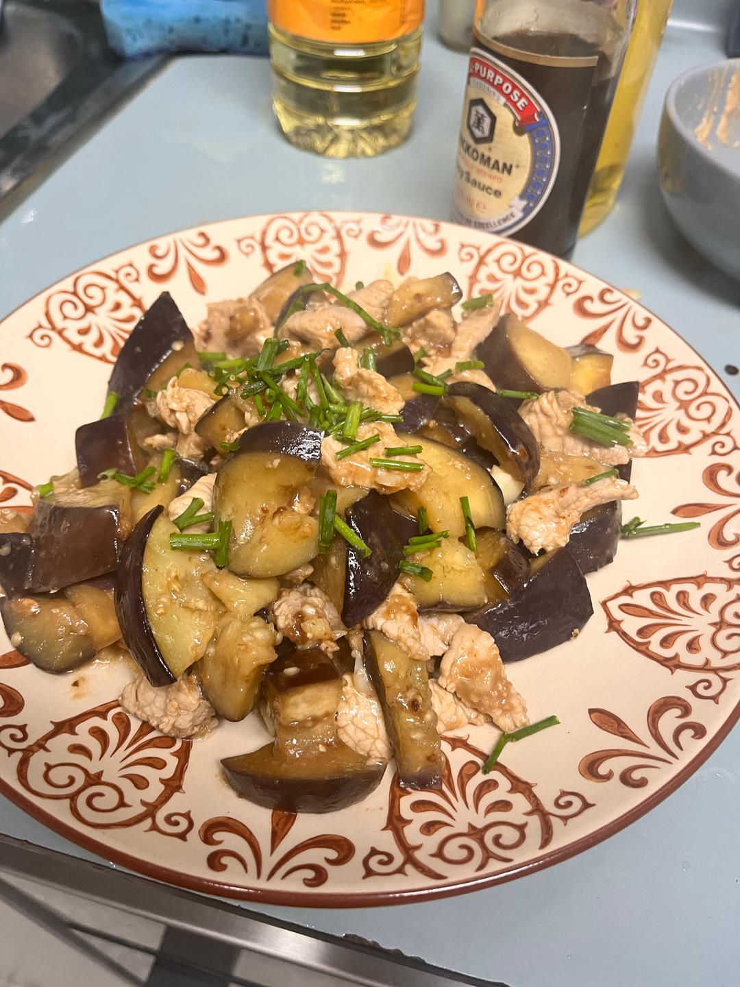 肉丝烧茄子