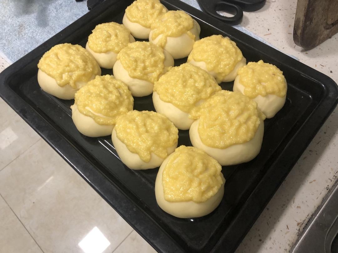 椰蓉酱面包（一次发酵，手残党福音）