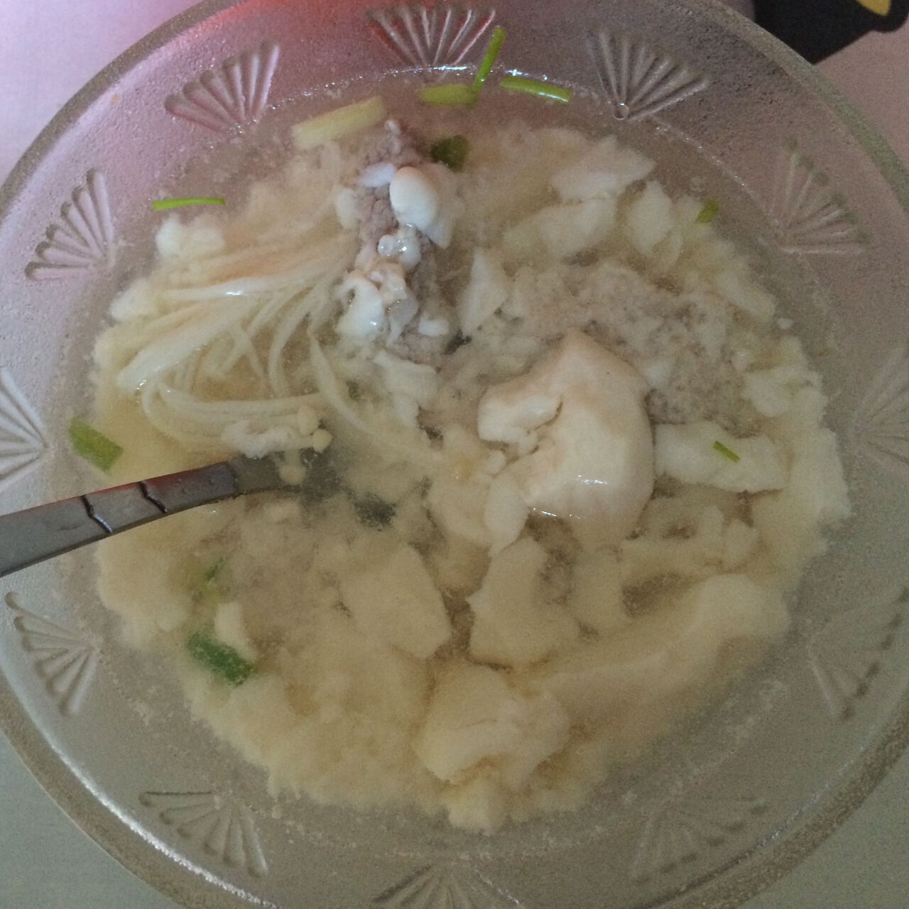 豆腐蘑菇汤