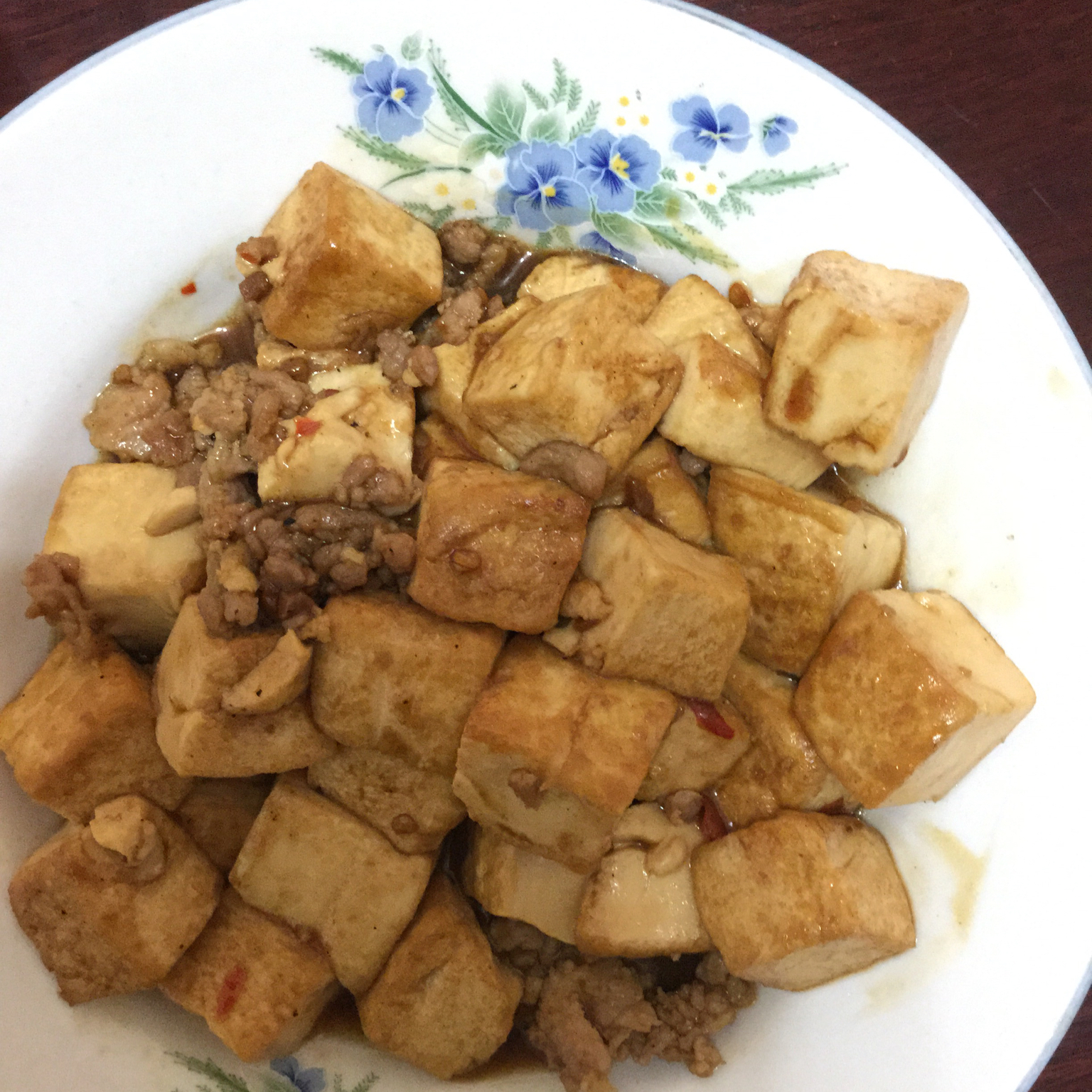 蚝油嫩豆腐