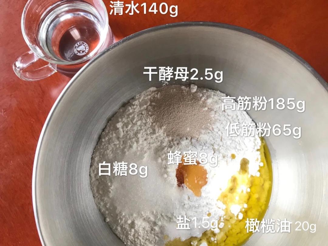 纯奶手撕吐司的做法 步骤1