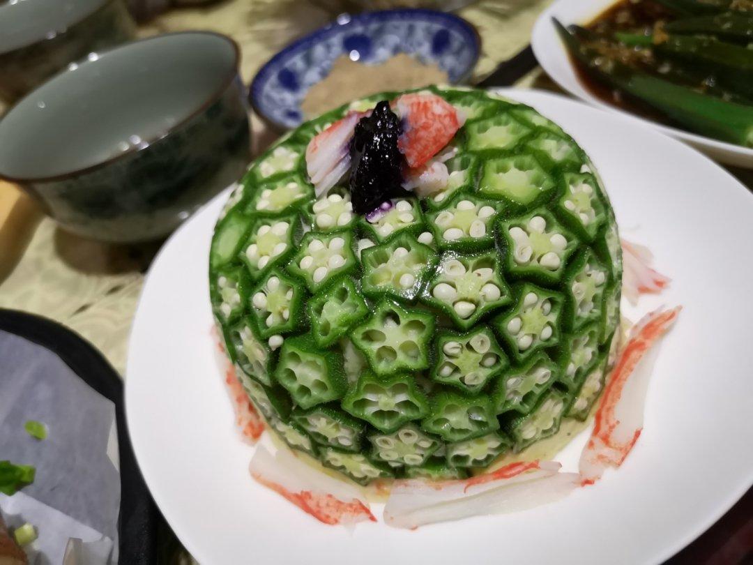 土豆泥秋葵
