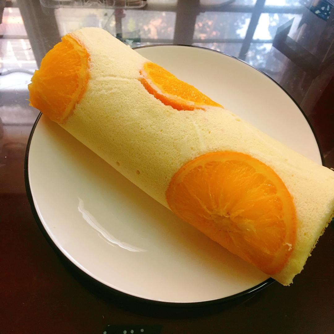 橙香蛋糕卷