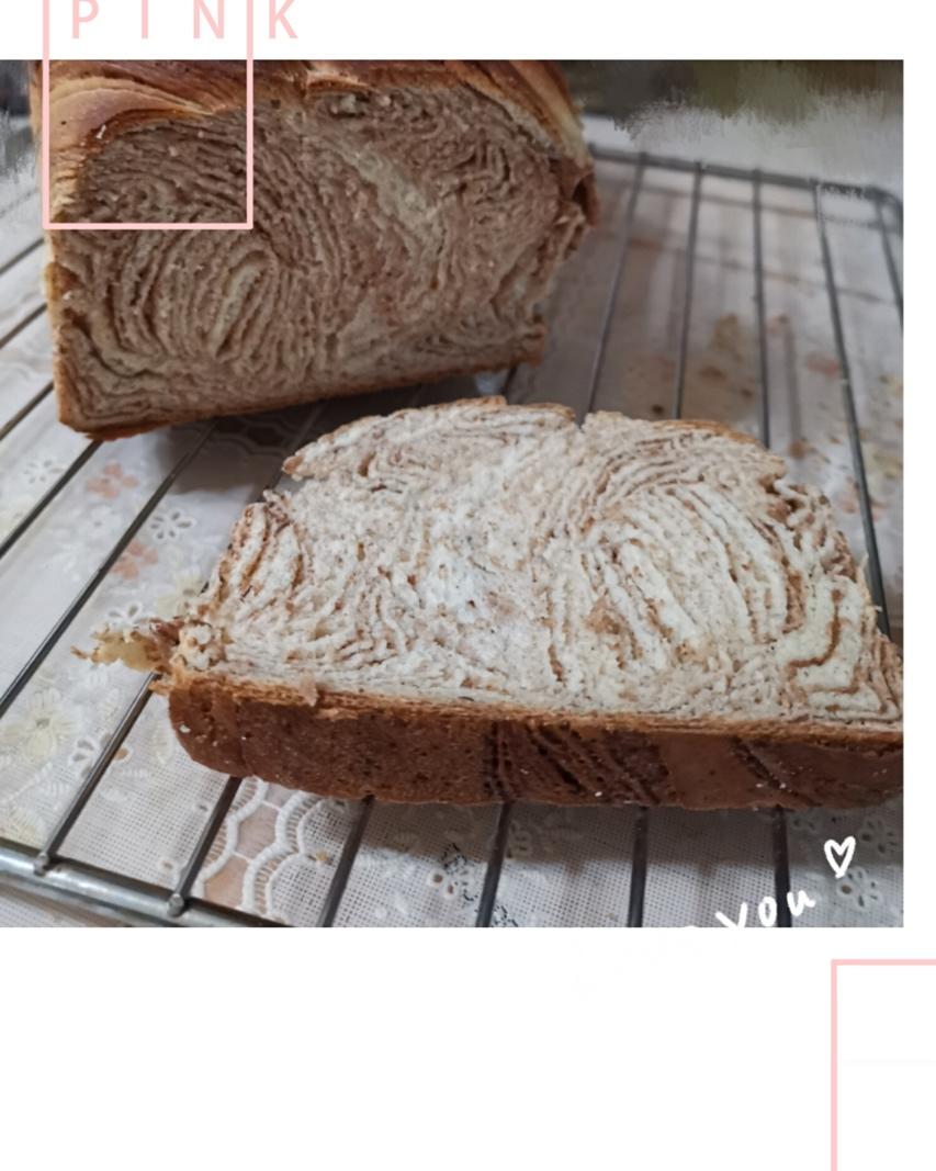 豆沙大理石吐司