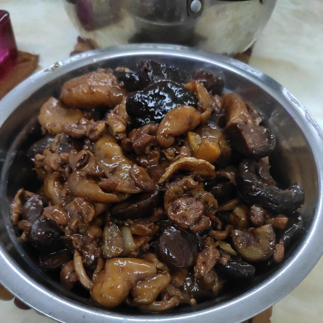 【栗子烧鸡】鸡肉都给你吃，栗子归我~