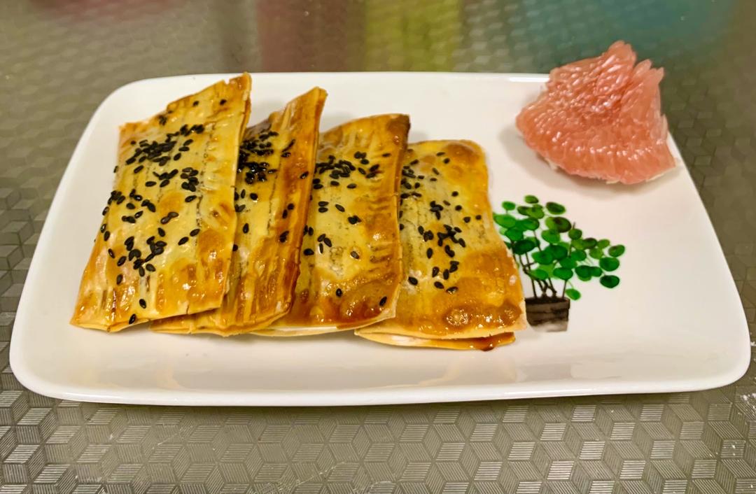 馄饨皮苹果派